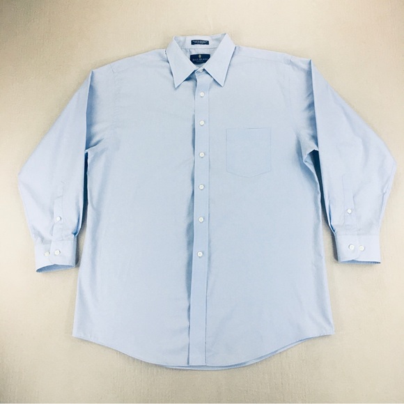 Bill Blass Premium Button Up Shirt Mens Size 16 1/2- 32/33 Long Sleeve - Picture 1 of 9